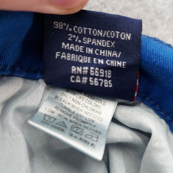 Phat Farm Mens Blue Denim Pants Casual Straight Leg Pockets Button Closure 34x32 - Picture 11 of 11